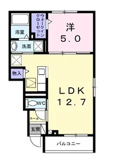 ルミナス光【2階】の間取り