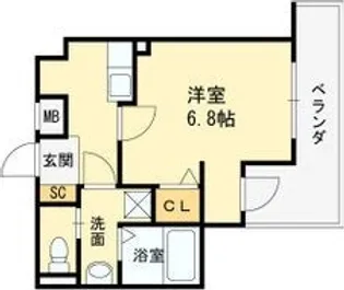 プール・トゥジュール ジャンフランソワ【1階】の間取り