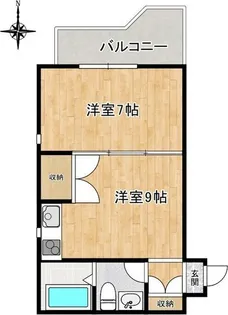 ウィンディVII【3階】の間取り