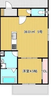 アーバンコート豊中 【3階】の間取り