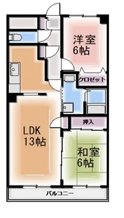 サンライズ・フレア【2階】の間取り