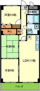 サニーライフ緑地【2階】の間取り