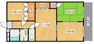 ミダスハイツ【2階】の間取り