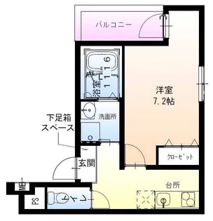 フジパレス下新庄駅南II番館【1階】の間取り