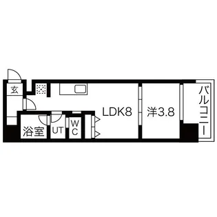 ブエナビスタ【4階】の間取り