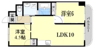 ラヴィータ豊里【5階】の間取り