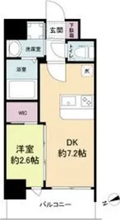 セレニテ江坂アリア【4階】の間取り