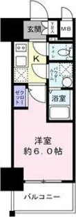 エスリード新大阪ザ プレミアWEST【14階】の間取り