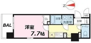 パセオ十三東【2階】の間取り