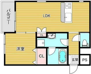 シャルムYODO【2階】の間取り