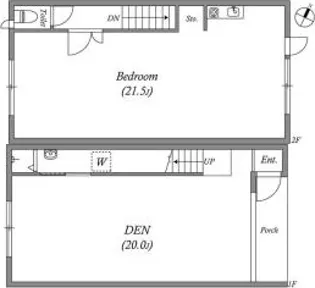 T’sBASEKUMANO【1階】の間取り
