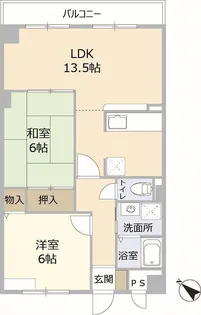 山ノ上エミネンス【6階】の間取り