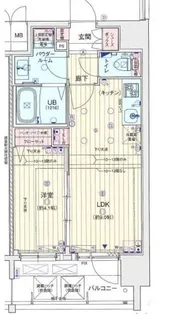 アドバンス新大阪ウエストゲートII【3階】の間取り