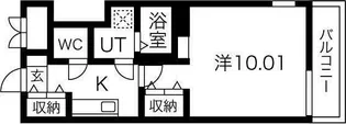 プルメリア江坂【1階】の間取り