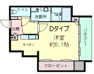 クレール十三【4階】の間取り