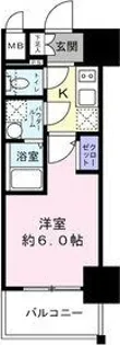 エスリード新大阪ザ プレミアWEST【3階】の間取り