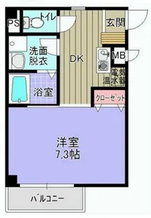 アサヒマンション【2階】の間取り