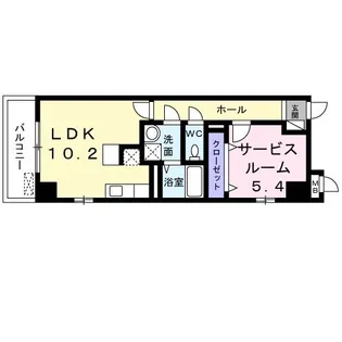 メゾン・ド・ラフレシール【2階】の間取り