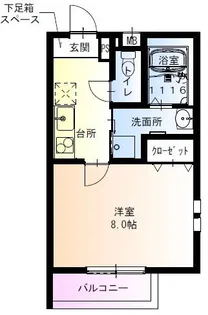 フジパレス阪急吹田駅南II番館【3階】の間取り