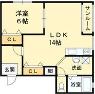 ラパンジール新大阪【4階】の間取り