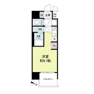 セレニテ十三ミラク【9階】の間取り
