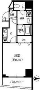 カルム小西II【10階】の間取り