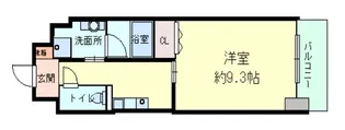 クレール十三【8階】の間取り