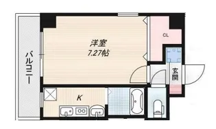 ラ・フォンテ十三【7階】の間取り