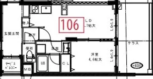 新大阪ファミール東館【1階】の間取り