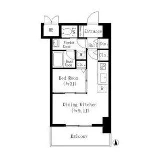 小西マンション【8階】の間取り