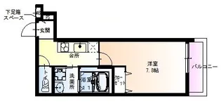フジパレス下新庄駅東II番館【2階】の間取り