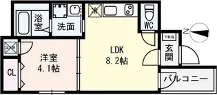 FDS吹田I番館【1階】の間取り