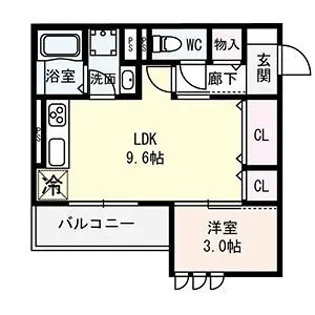 三国本町メディエートプラザ【3階】の間取り