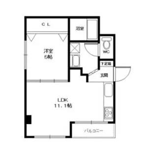 チアリ小松(住居)【3階】の間取り