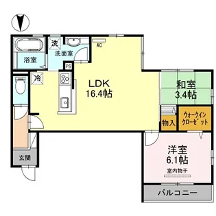 D House Grande【2階】の間取り
