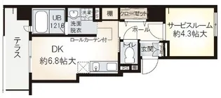ソレイユ服部【3階】の間取り