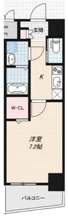 MSR新大阪南【7階】の間取り