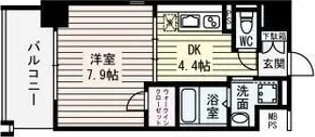 M’s COMFORT ESAKA【8階】の間取り