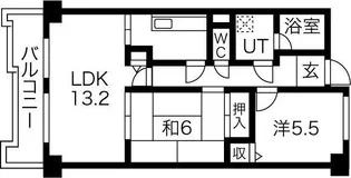 センチュリー竹谷【2階】の間取り