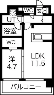 アグレアーブル【2階】の間取り