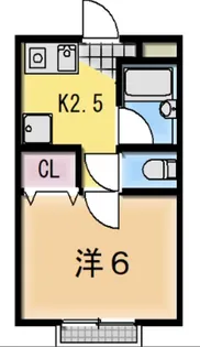 後藤ハイツ【2階】の間取り