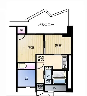 新大阪川島マンション【12階】の間取り