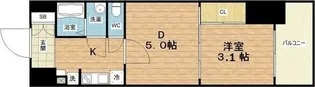 プランドール新大阪【7階】の間取り
