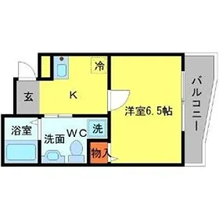 ヒルズななお【2階】の間取り