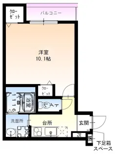 フジパレス吹田中の島公園II番館【3階】の間取り