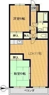メゾンノール加島【7階】の間取り