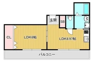 グランコート【2階】の間取り