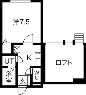 Alpha Stage APM【2階】の間取り