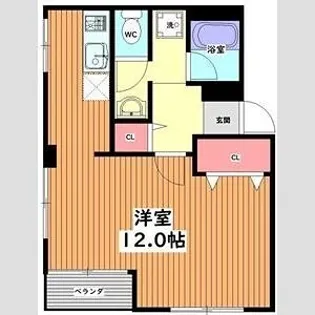 ソレイユ関大前【3階】の間取り