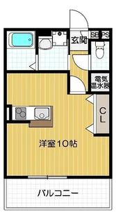 フラットヒル服部 A【1階】の間取り